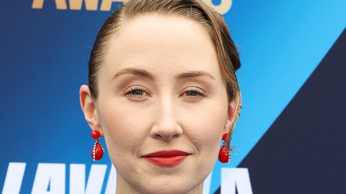 Erin Doherty scoops Best Supporting Performance gong as she joins fellow Brit Rebecca Hall at the Independent Spirit Awards ceremony in LA