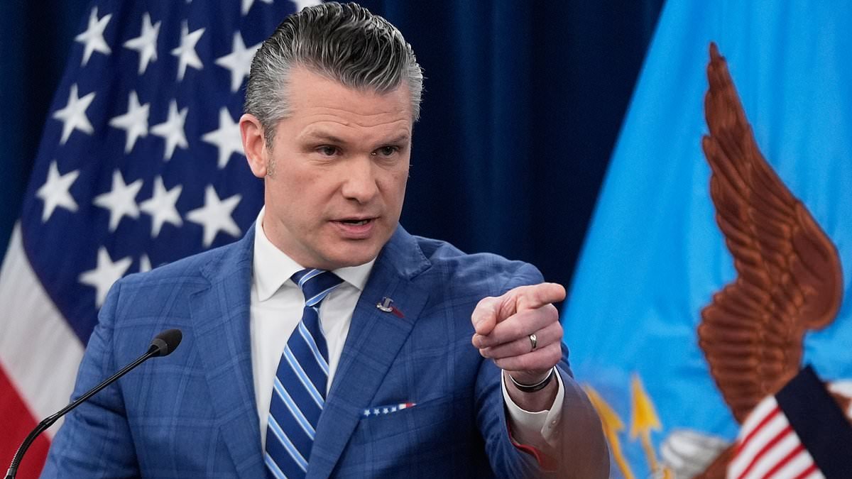 Hegseth unleashes at 'nasty' female reporter questioning the effectiveness of ceasefire as Iran STILL firing missiles