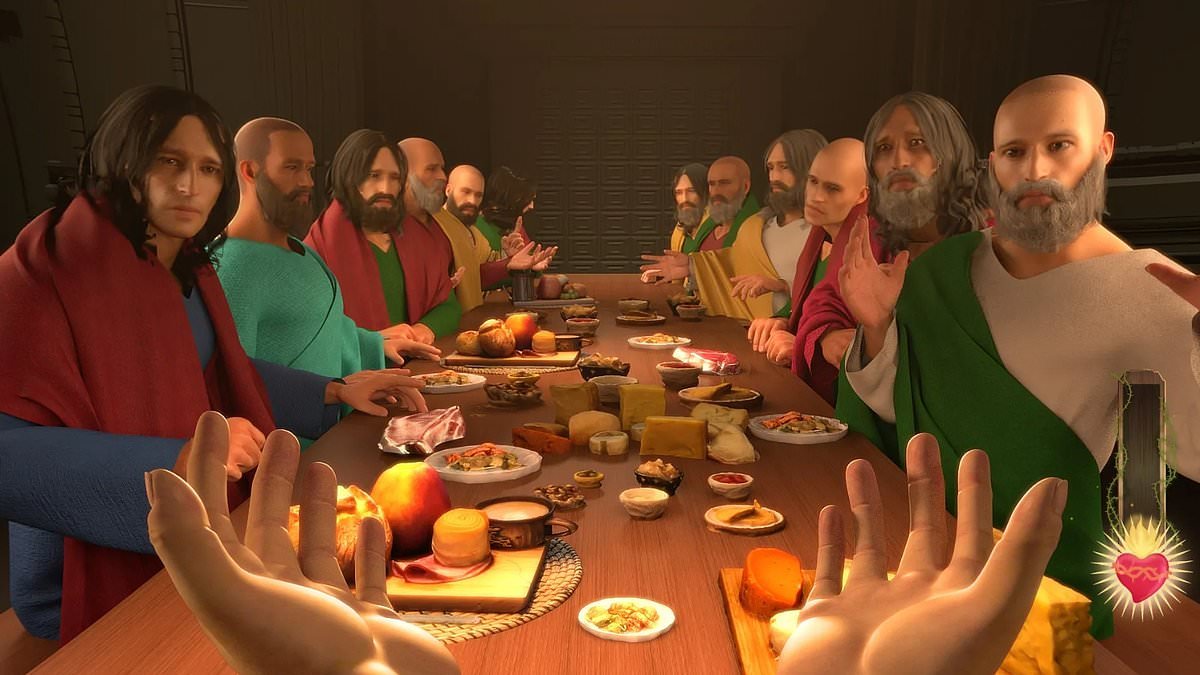 The video game where you play as JESUS: Open-world simulator lets you 'follow the path' of the Messiah as he is baptized, perform miracles, fights the Devil and gets CRUCIFIED