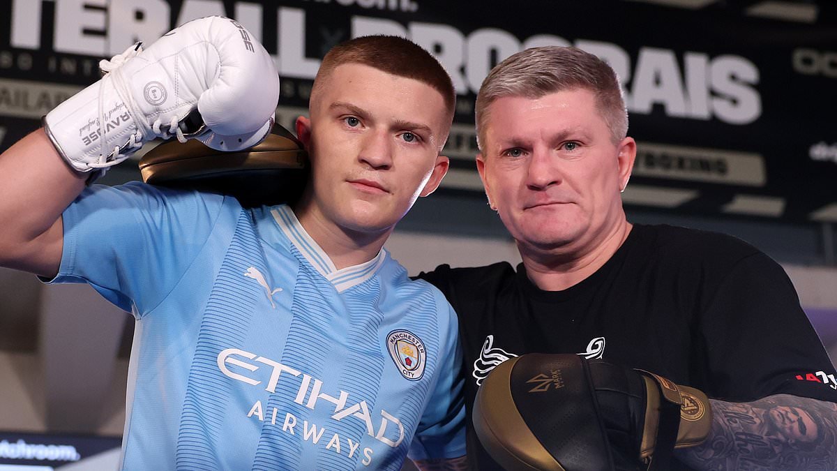 Ricky Hatton's son Campbell comes out of retirement to fight alongside his cousins in his late father's honour