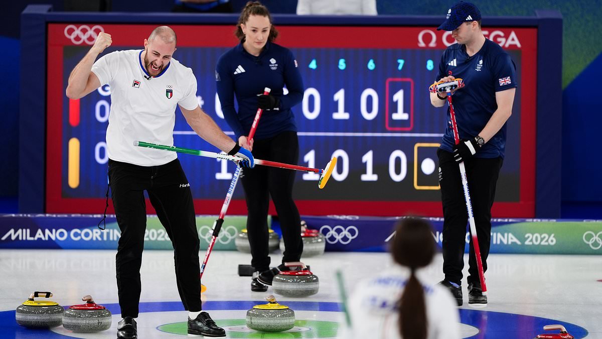 Team GB's wait for a medal at Milan Cortina Olympics goes on despite £25m funding as curling duo suffer more heartbreak after failing when it mattered most
