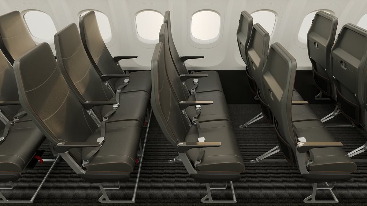 Easyjet's new slimline seats will provide two inches more legroom - but you still can't recline them