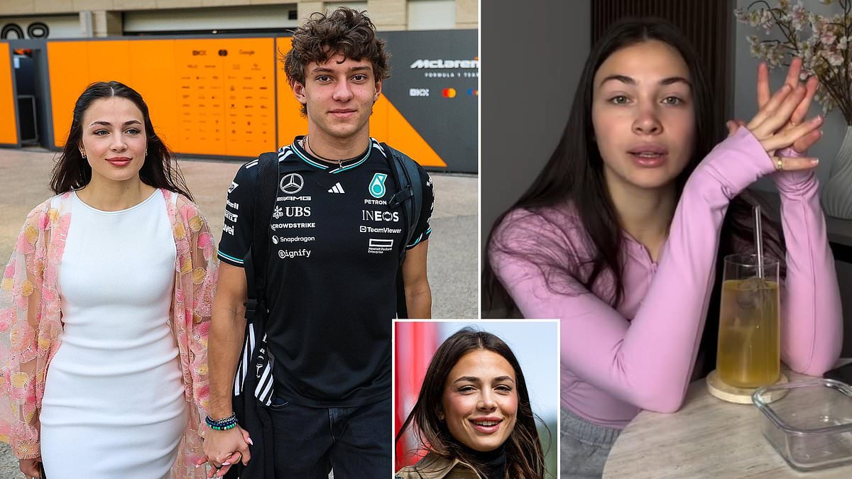 ANOTHER Formula One star is single! Kimi Antonelli's girlfriend announces break-up with Mercedes driver just a week before the season begins - after Lando Norris confirmed his split with Magui Corceiro
