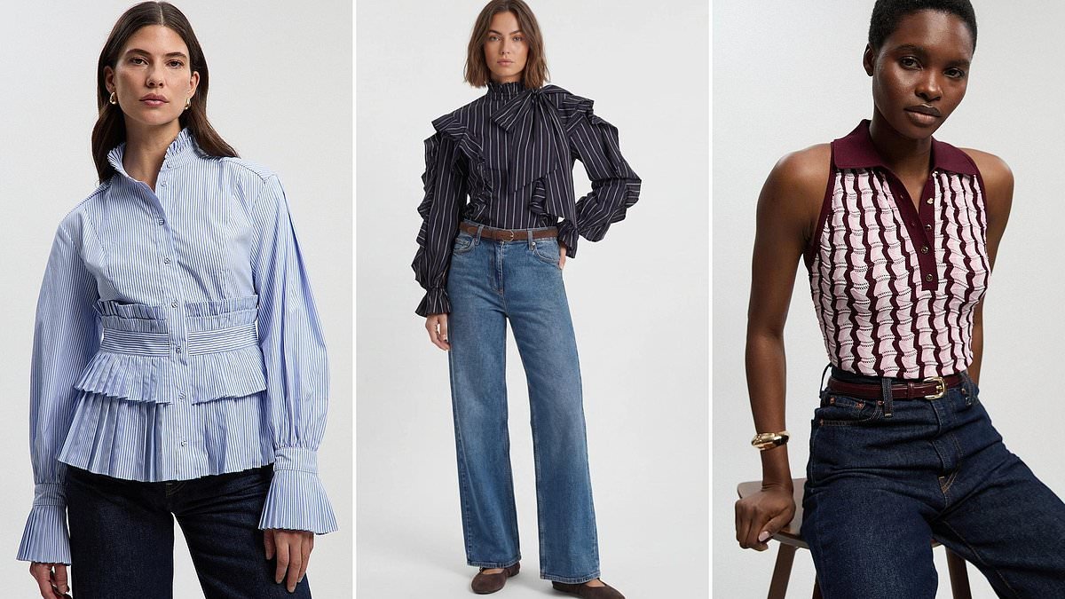 The 9 prettiest Karen Millen tops to wear with jeans this spring - from white shirts to linen blouses