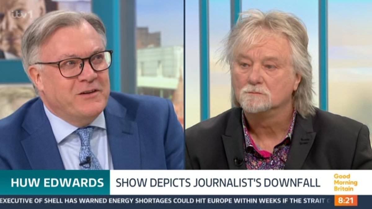 Ed Balls crucifies Huw Edwards' publicist for 'promoting a paedophile and using bad mental health as an excuse for his crimes' in toe-curling Good Morning Britain clash