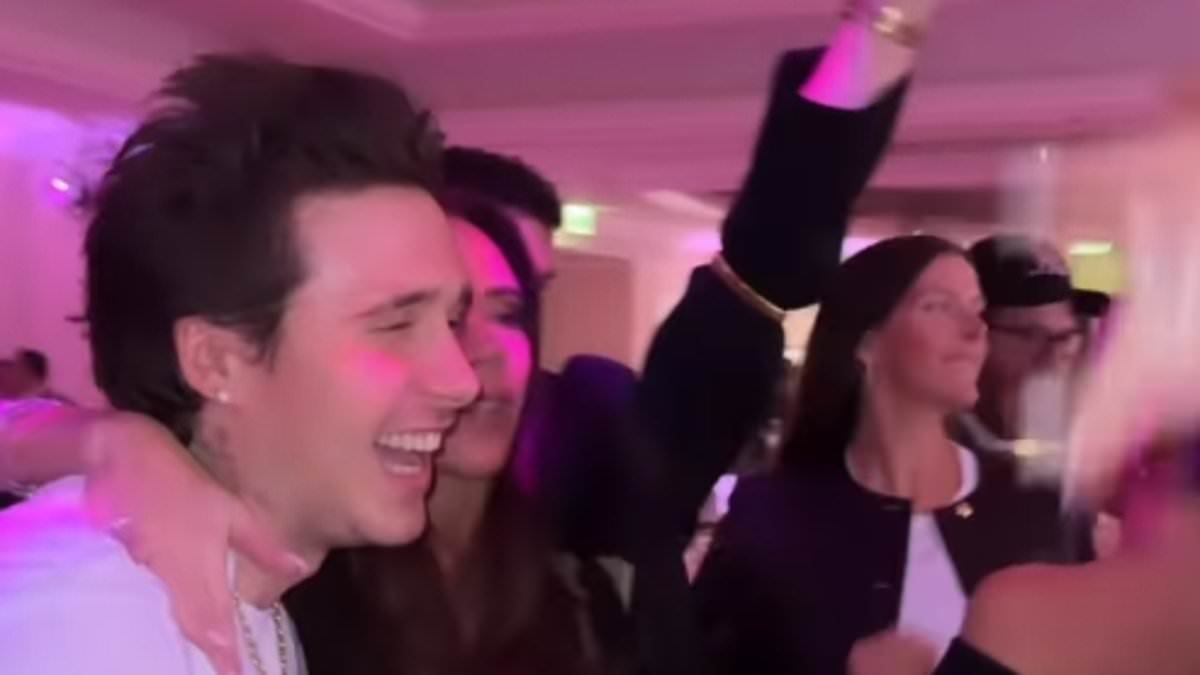 Brooklyn Beckham's wedding DJ compares Victoria's 'inappropriate' dance to Amanda from Motherland and says 'it's true, I was there'
