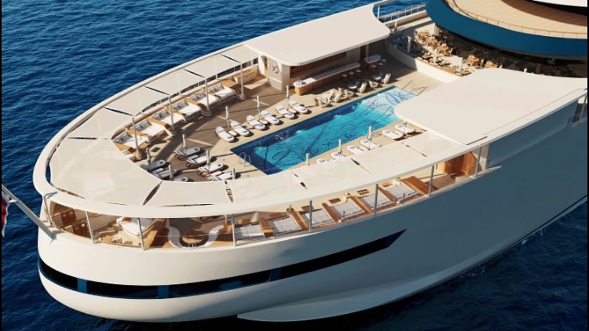 Four Seasons launches its first superyacht - with £23,000 suites, 11 restaurants and onboard spa