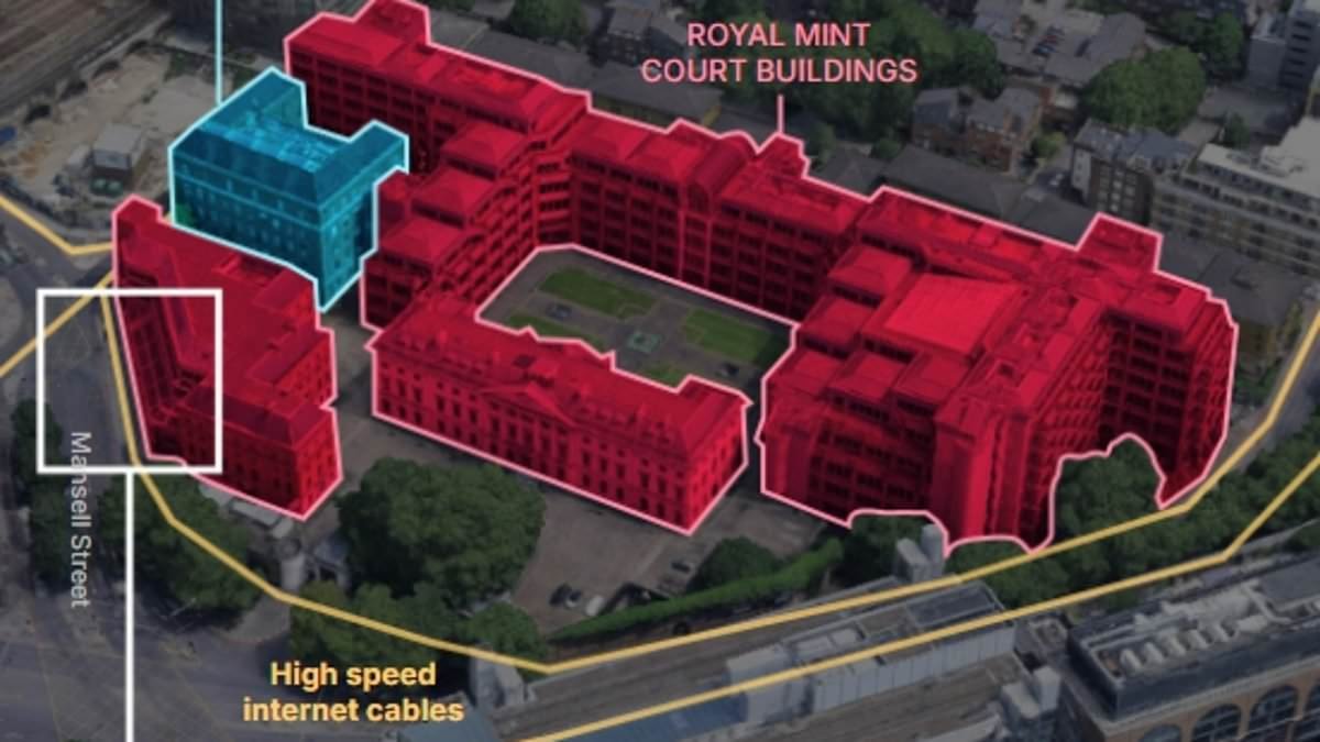 China's super-embassy 'could spy on the whole of Europe': London complex will become a Beijing intelligence hub, expert warns as plans reveal secret chamber next to sensitive City cables