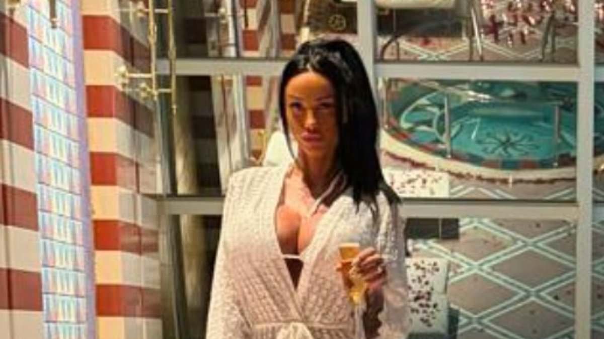 Katie Price is engaged for the NINTH time as she shows off giant diamond and glimpse of mystery man - with her erratic move sparking concern days after split from JJ Slater was revealed