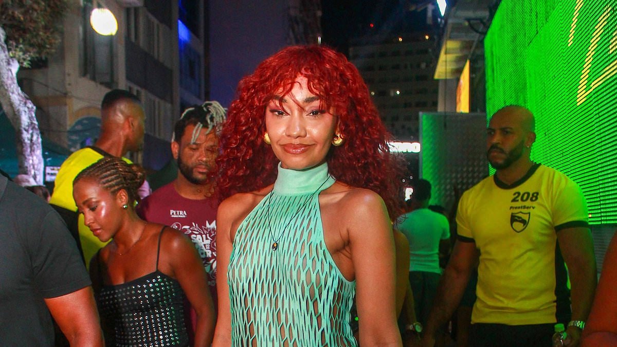 Leigh-Anne Pinnock sizzles in a racy fringed dress while performing in Brazil after ex-bandmate Jesy Nelson said she felt Little Mix ignored her cries for help ahead of secret suicide attempt