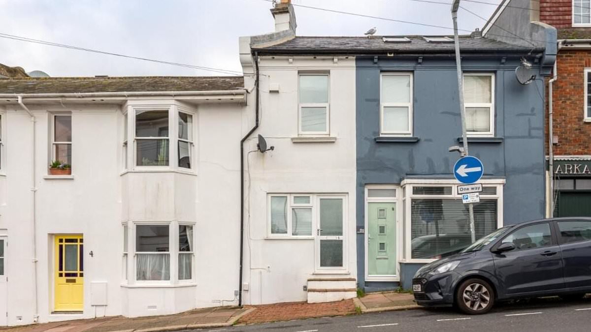 Super-skinny house compared to a corridor hits the market for hundreds of thousands of pounds