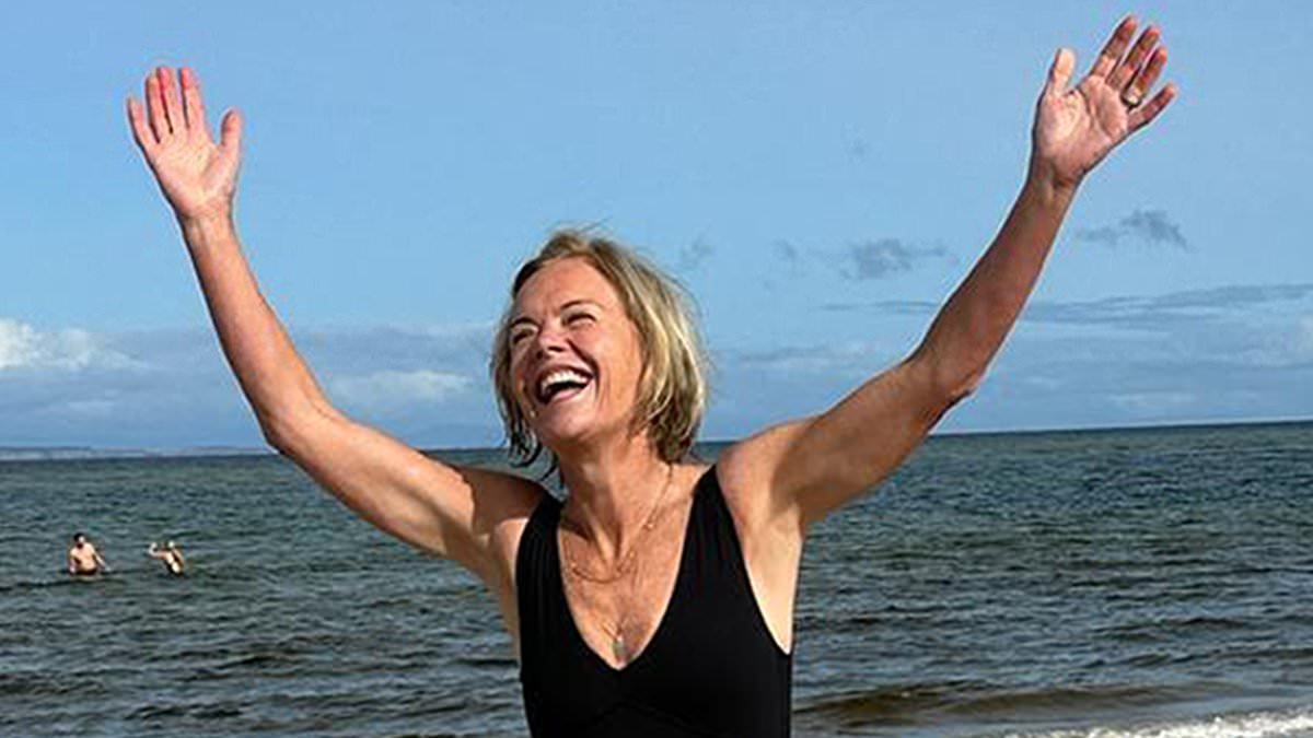 Mariella Frostrup, 63, poses in a swimsuit as she declares 'a radical rethink of what getting older looks like is long overdue'
