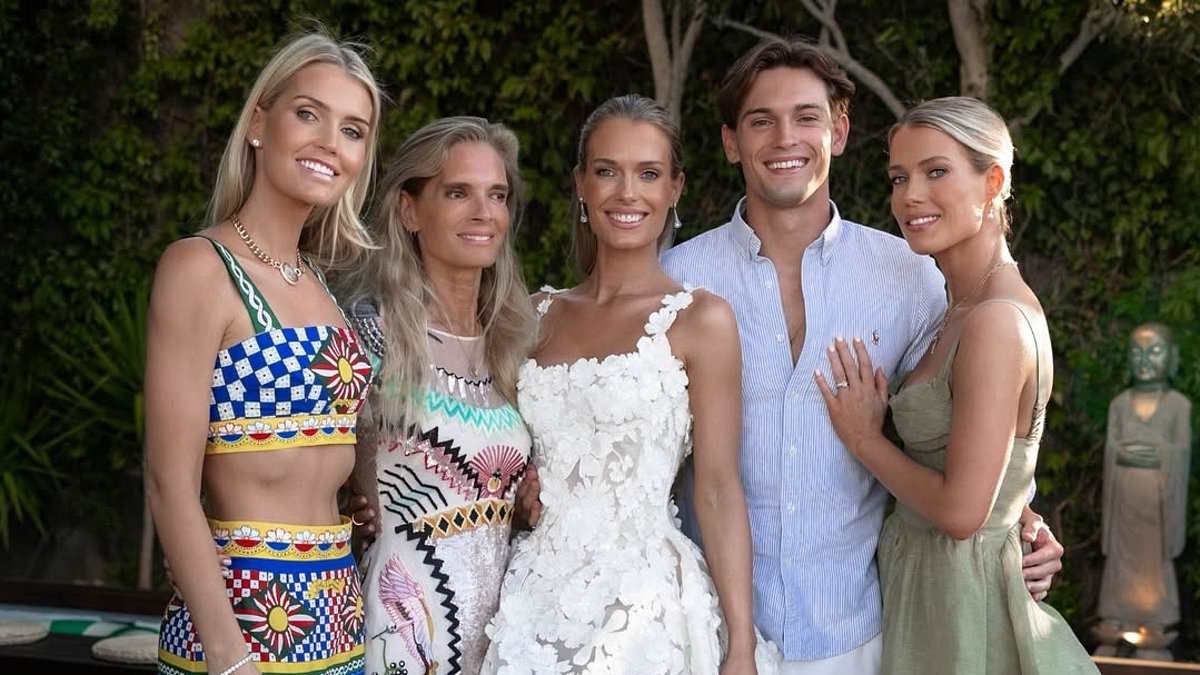 Princess Diana's niece Lady Eliza Spencer celebrates her engagement with people she 'loves most' - but father Charles Spencer is absent amid family feud