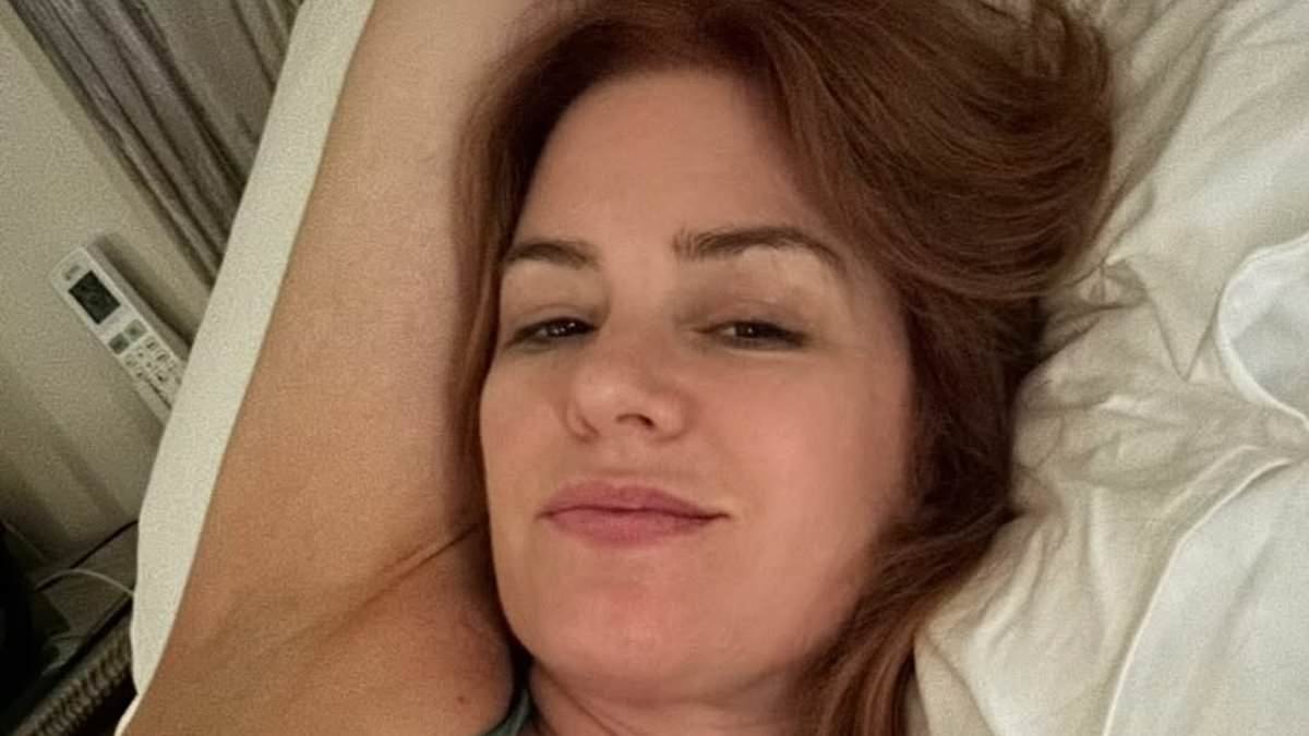 Isla Fisher, 49, looks incredible in a sizzling bikini as she enjoys a relaxing holiday in Barbados after 'challenging' split from Sacha Baron Cohen