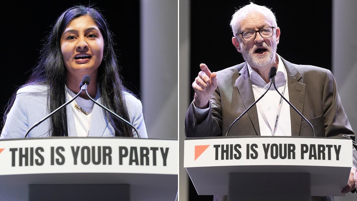 'F**k Jeremy Corbyn': Disdain of Zarah Sultana's allies for 'useful fool' former Labour leader revealed as they vie to keep him from running hard-Left Your Party in new factional split