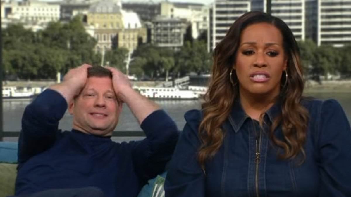 This Morning viewers in hysterics as 'life changing' robot crashes to the ground during live demonstration, with show guest left 'really upset' as his humanoid 'baby' falls off sofa