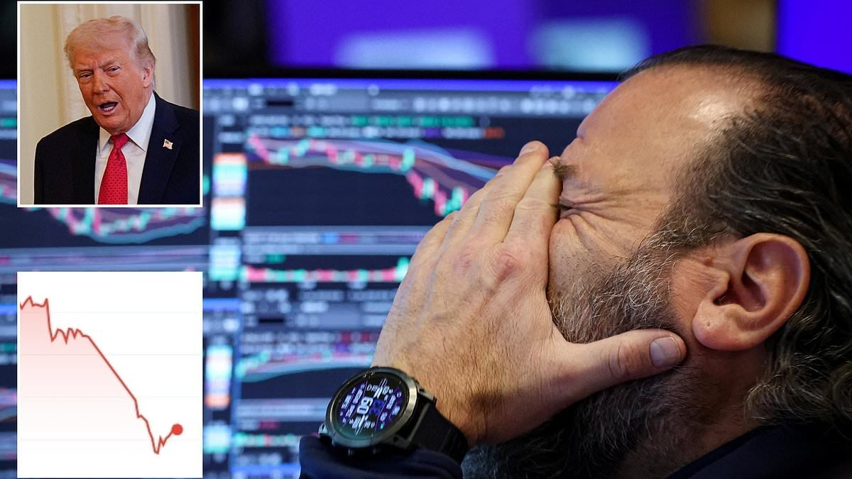 Stocks set to plunge and Wall Street fear gauge surges over Trump's Greenland tariff threats