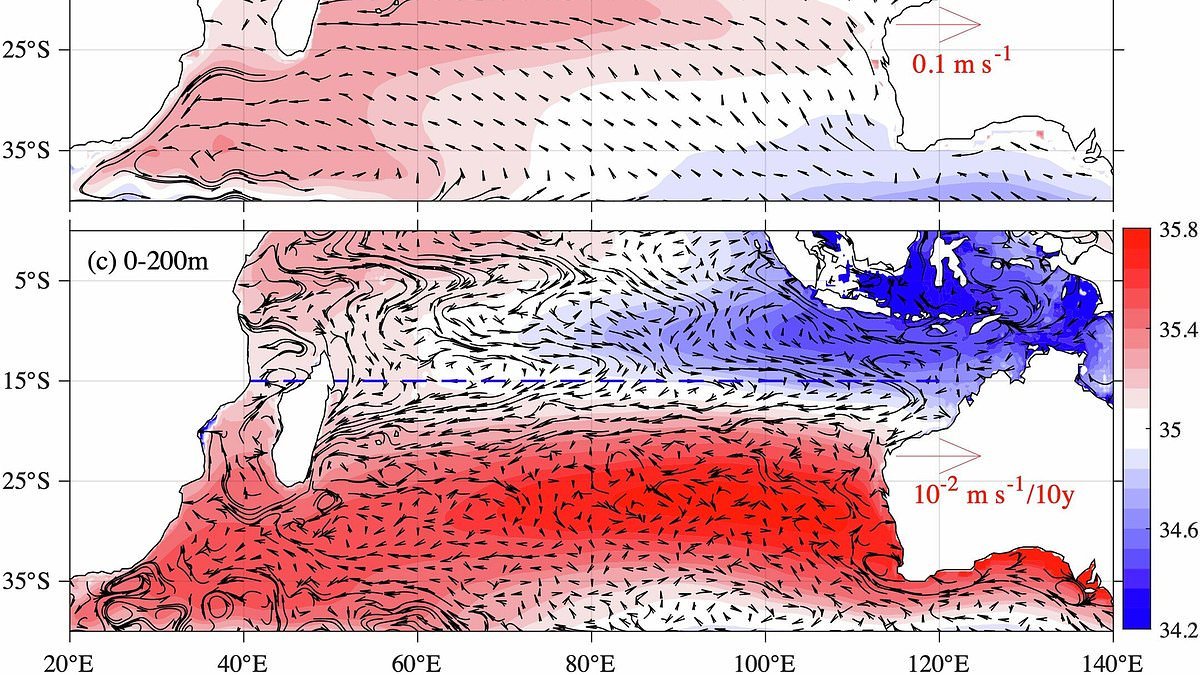 The ominous sign the Gulf Stream is nearing COLLAPSE: One of the ocean's saltiest regions has become 30% less salty - and it could wreak havoc on major circulation systems