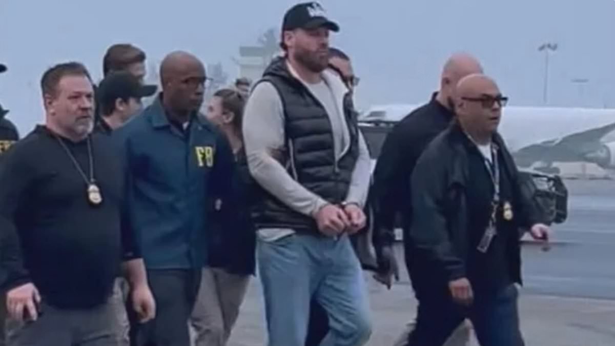 First images released of Olympian drug kingpin Ryan Wedding on US soil as wild details emerge of how he was caught by the FBI in Mexico City