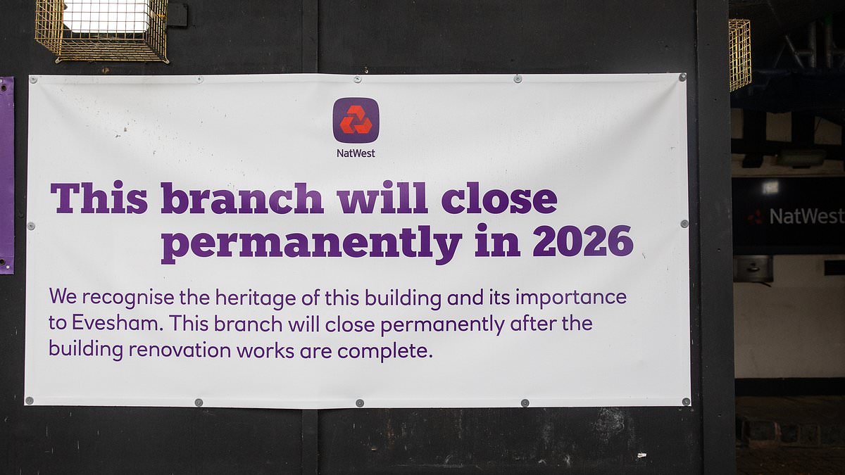 NatWest reveals MORE branch closures with 32 outlets set to shut their doors