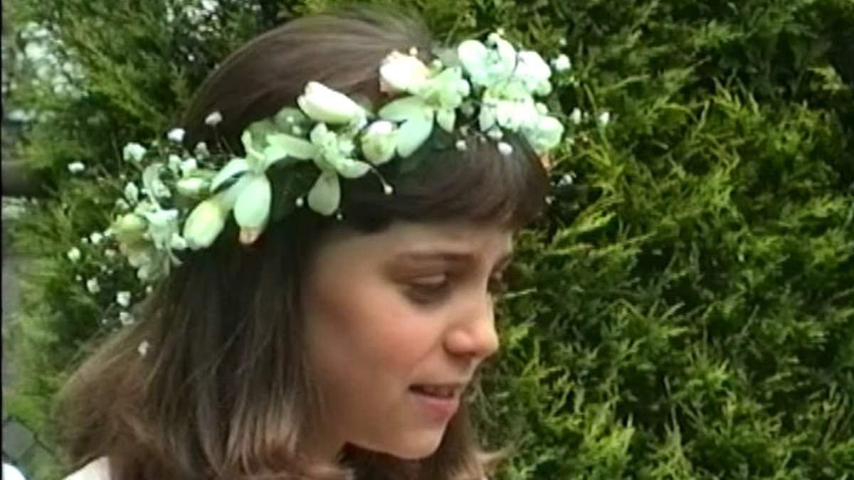 'Delightful' footage of young Kate as a bridesmaid at her uncle's wedding in 1991 proves she was 'destined to be a Queen' - as fans gush her mannerisms are 'instantly recognisable'