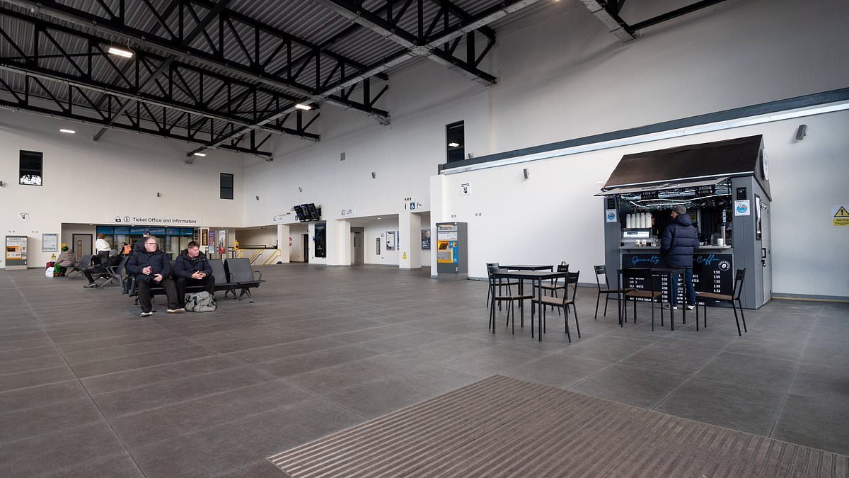 Train station hailed as 'stunning and ambitious' by Labour council has just one business inside - two years after £27million makeover