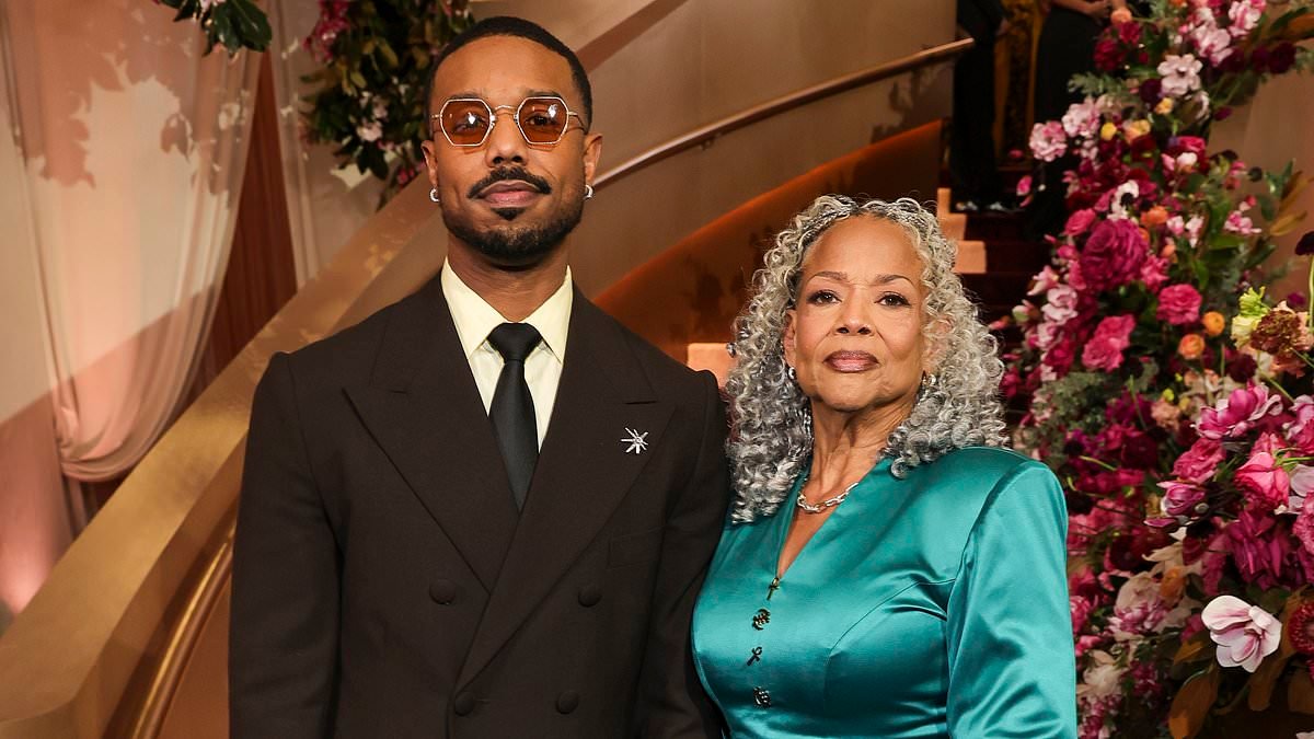 Michael B. Jordan's mom's reaction to Nikki Glaser's raunchy joke goes viral at Golden Globes