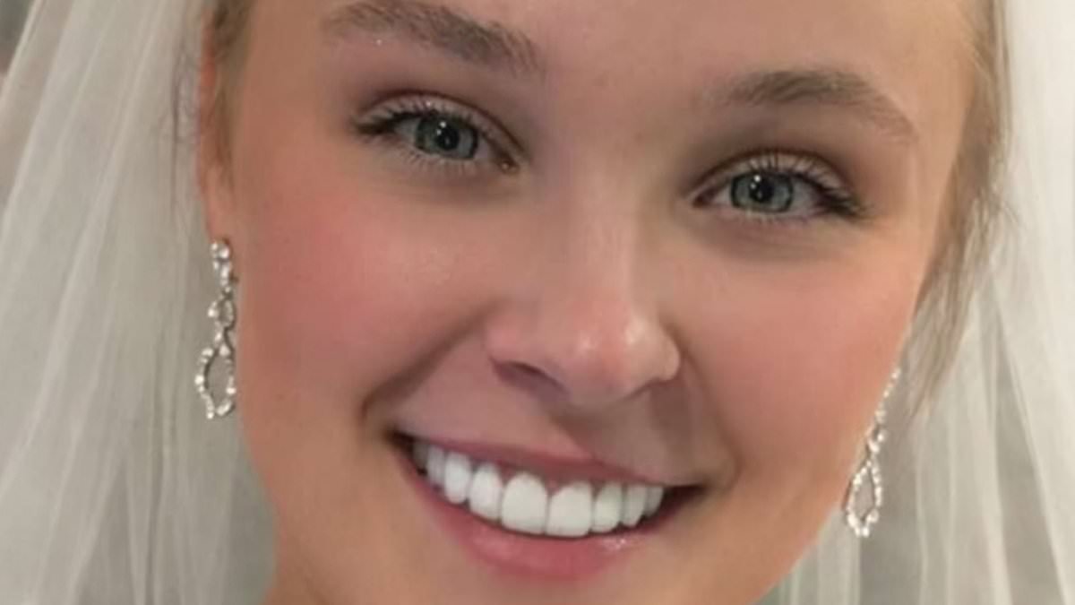 JoJo Siwa, 22, wears a wedding dress and bridal veil in new selfie - as she makes her intentions for boyfriend Chris Hughes, 33, VERY clear by declaring 'call me a wife'