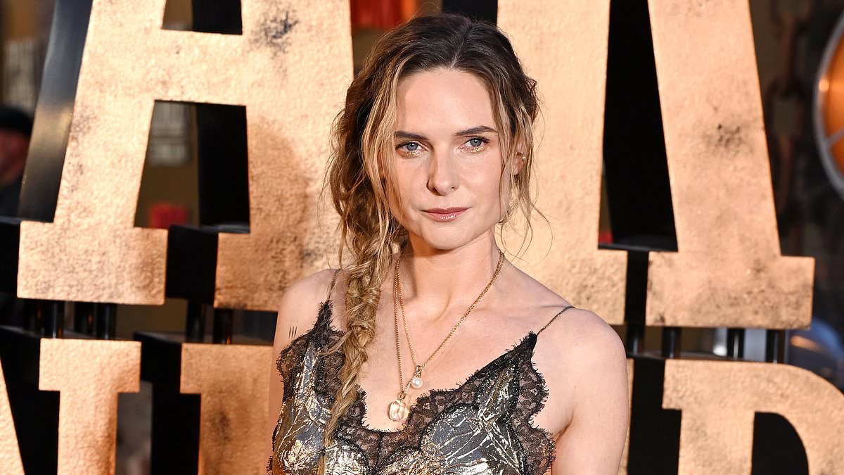 Rebecca Ferguson turns heads in a sweeping gold gown as she joins co-stars Cillian Murphy and Tim Roth on the red carpet at the Peaky Blinders: The Immortal Man film premiere in Birmingham