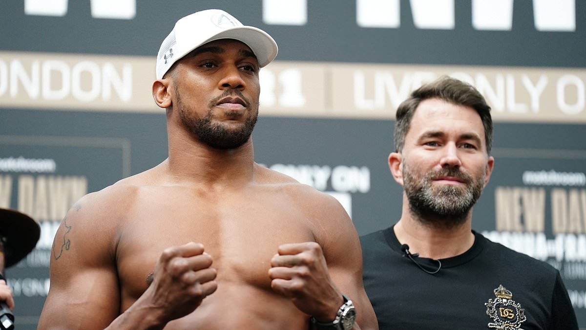 Anthony Joshua may NEVER fight again, admits Eddie Hearn - as promoter gives update on boxer's condition after crash that killed two of his best friends
