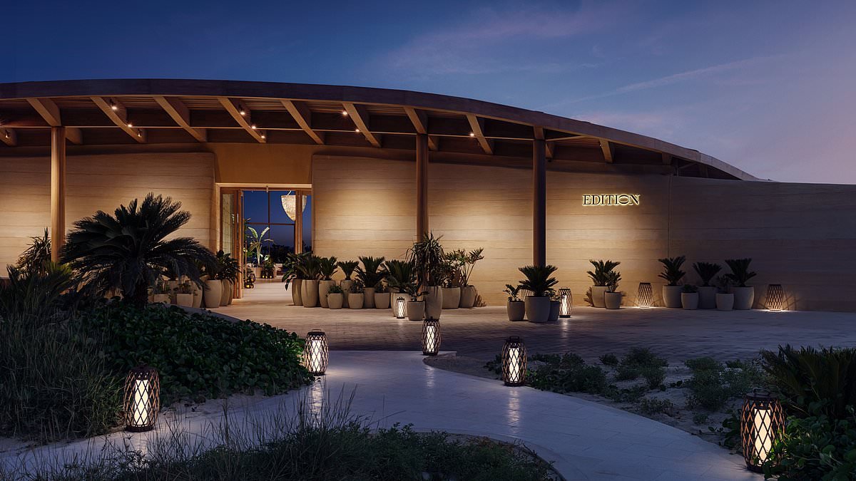 Saudi Arabian hotel voted best new opening in the world - with heated stone loungers, a snow shower and a 'signature scent'