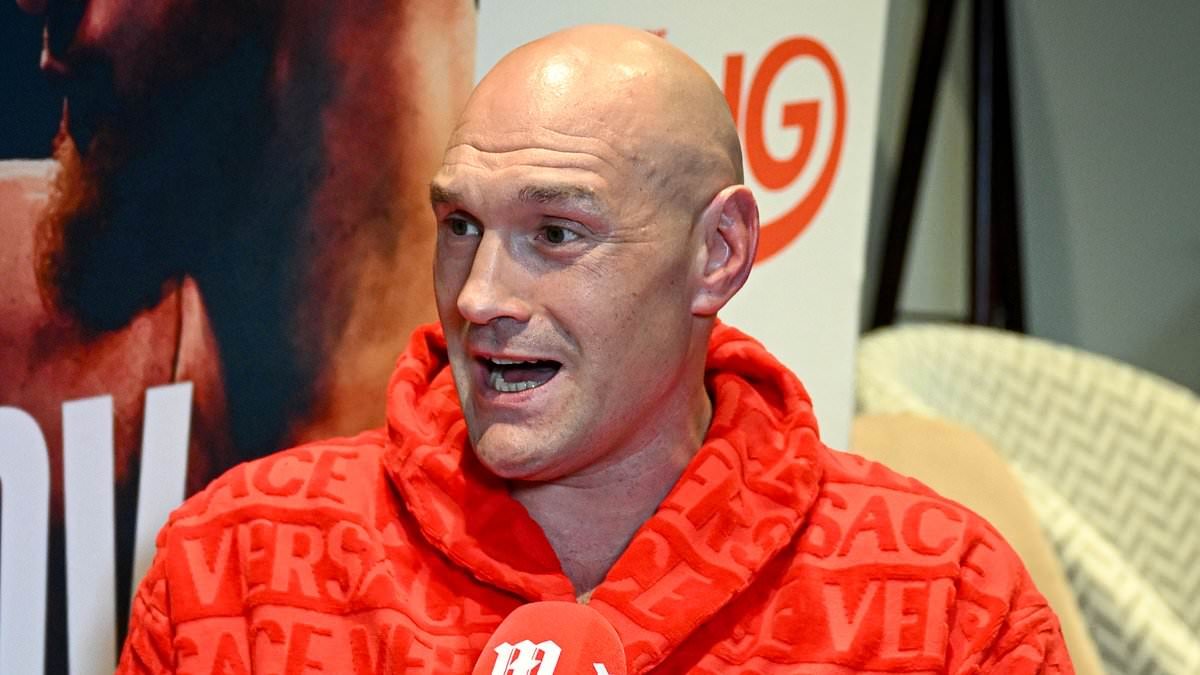 TYSON FURY INTERVIEW: Gypsy King accuses Oleksandr Usyk of being a 'cheat' as he reveals his wife Paris stopped speaking to him after his 'selfish' decision to make FIFTH boxing comeback