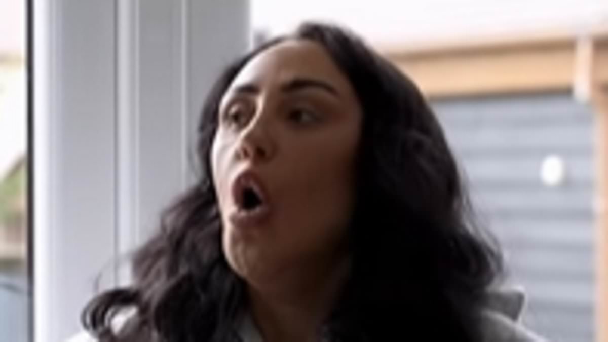 Sophie Kasaei is in 'full nesting mode' ahead of the birth of her first child as fiancé Jordan Brook remains in hospital and admits he feels 'battered and bruised' from viral meningitis