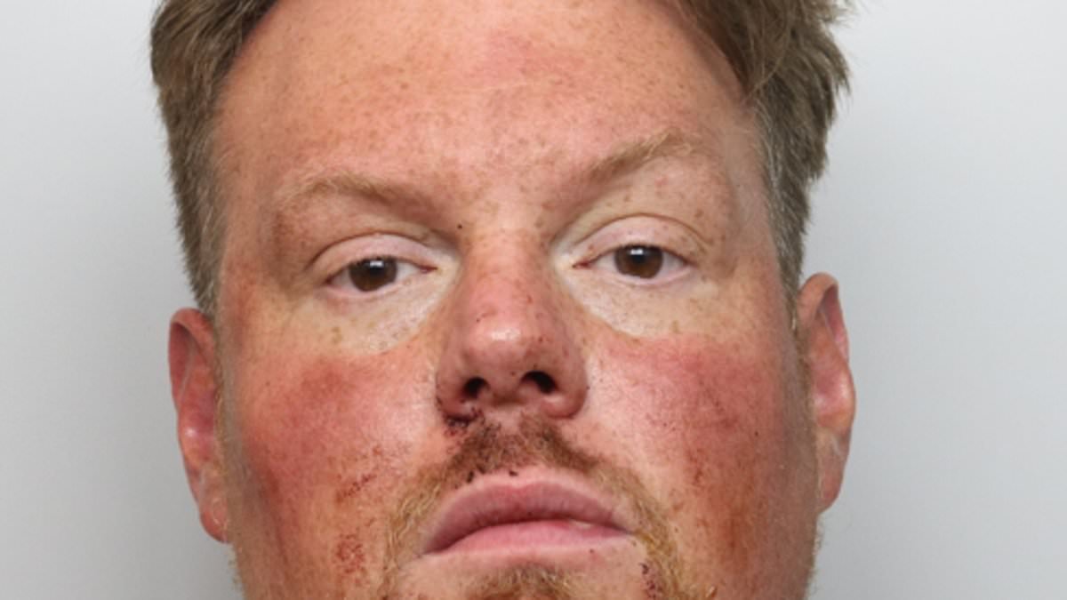 Jealous husband strangled his artist wife to death in family home as their two daughters slept in their bedrooms - before he made several botched attempts to kill himself