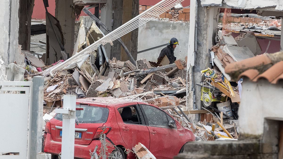 Three rushed to hospital and dozens evacuated after explosion in Rome